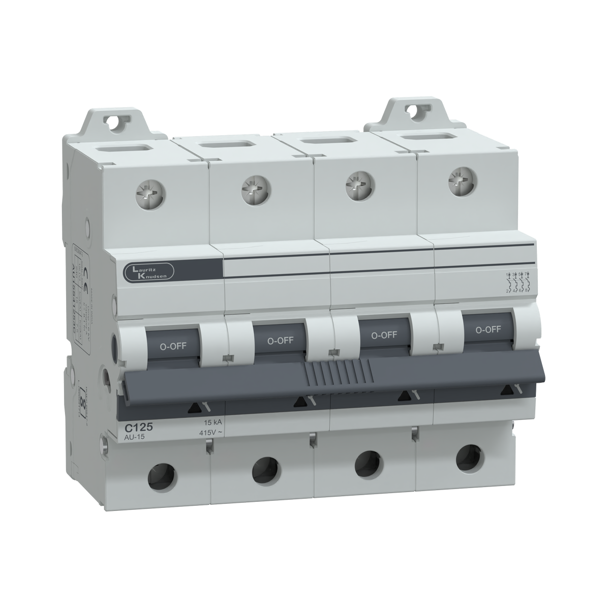 Lauritz Knudsen AU HR MCB 125A FP 415V AC 15kA  C Curve 