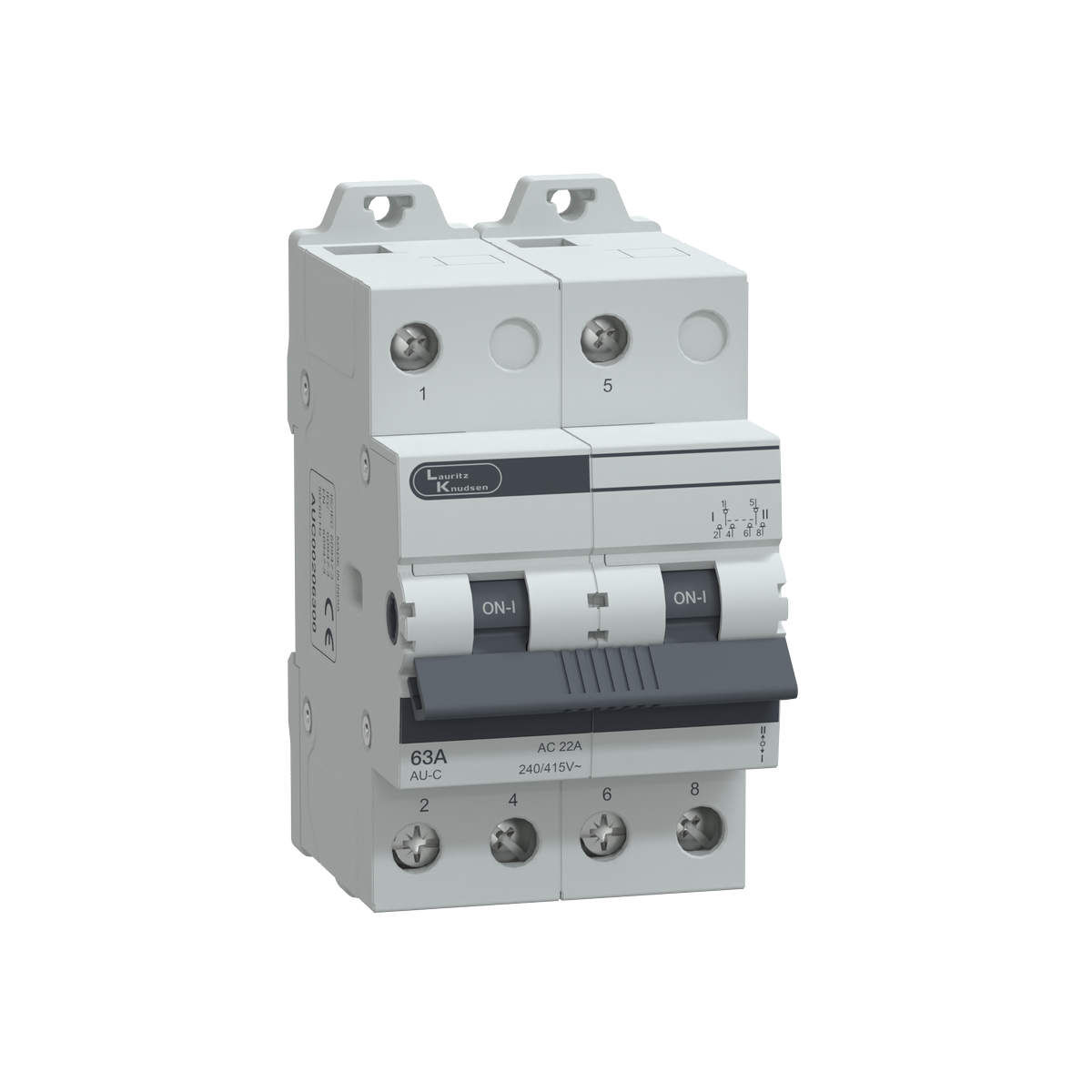 Lauritz Knudsen Modular Changeover 63A DP 240V AC