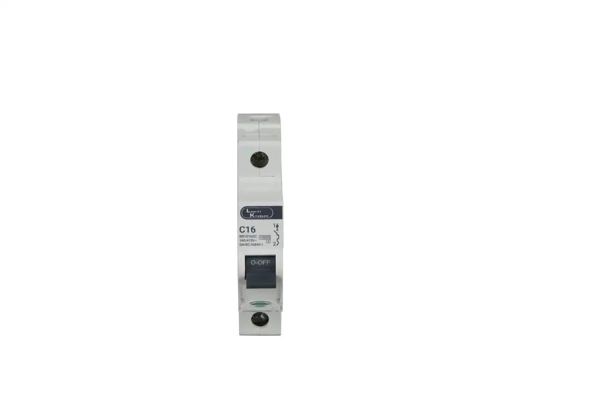 Lauritz Knudsen EXORA, MCB, 1 Pole, 240V AC, 10kA, C Curve, 16A