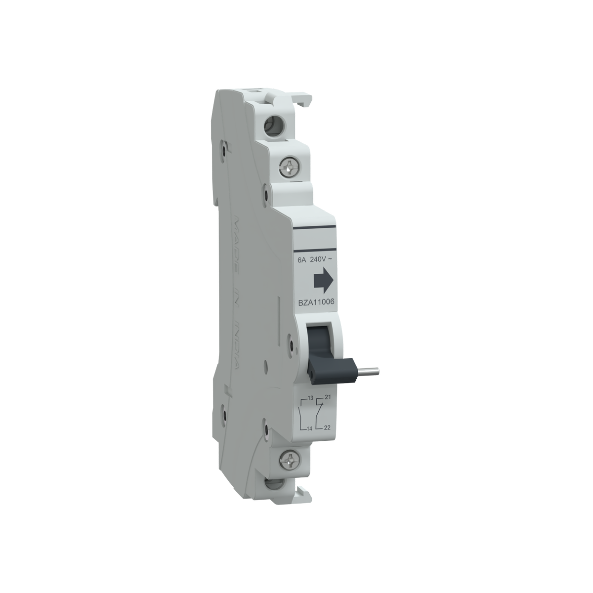 Lauritz Knudsen Accessory - EXORA, MCB, 240V AC, 1 Inbuilt+1 in auxiliary contacts