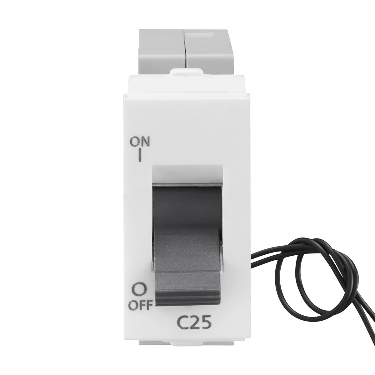 Lauritz Knudsen Englaze Mini MCB, 1 Pole, 3kA Breaking Capacity, 25A| MCB for Home & Office (Snow White)