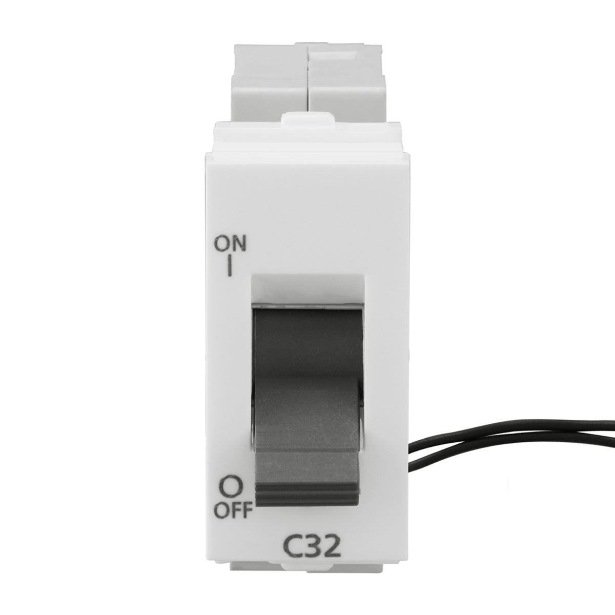 Lauritz Knudsen Englaze Mini MCB, 1 Pole, 3kA Breaking Capacity, 32A| MCB for Home & Office (Snow White)