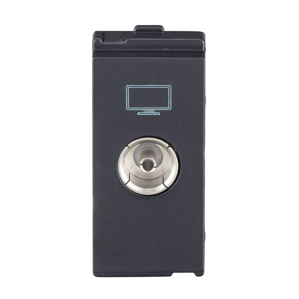 Lauritz Knudsen Englaze Tv Socket Sparkle Black
