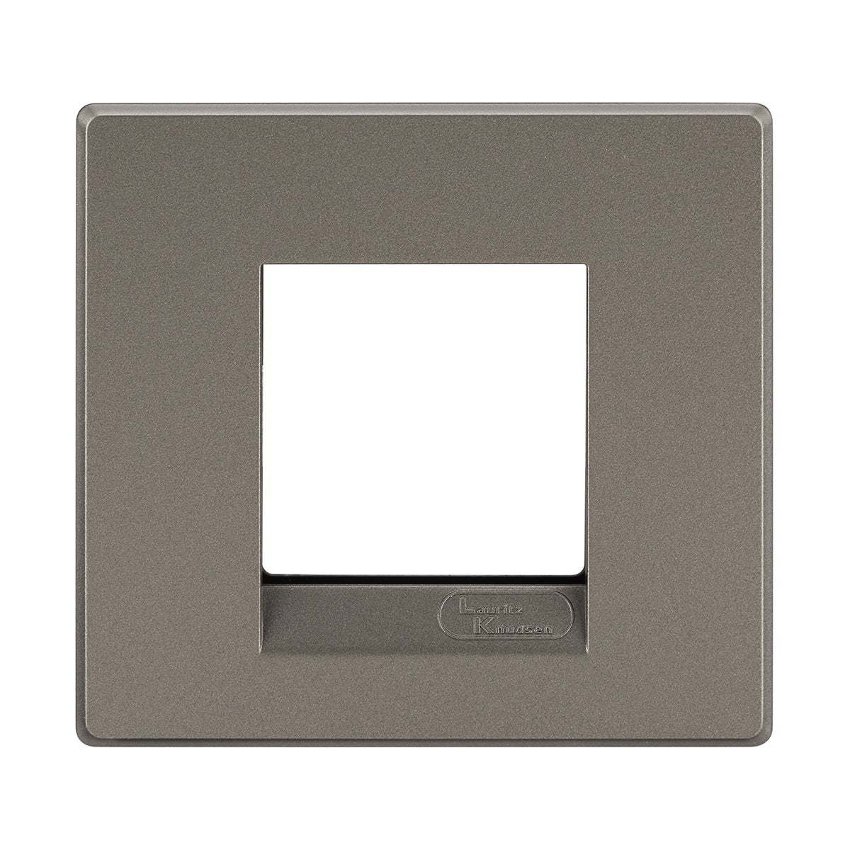 Lauritz Knudsen Englaze Modular Switch Cover Plates | 2 Module | With Grid Frames (Champagne Gold)