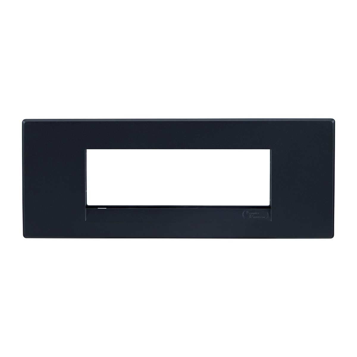 Lauritz Knudsen Englaze 6 Module Plate Sparkle Black