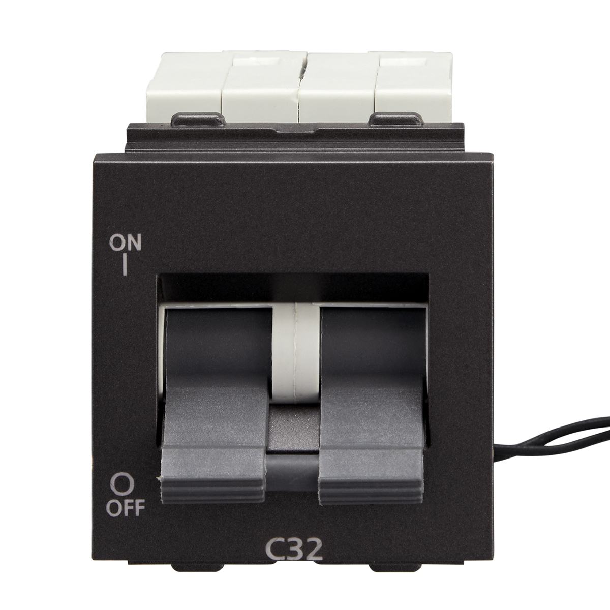 Lauritz Knudsen Englaze Mini MCB, 2 Pole, 3kA Breaking Capacity, 32A| MCB for Home & Office (Mountain Grey)