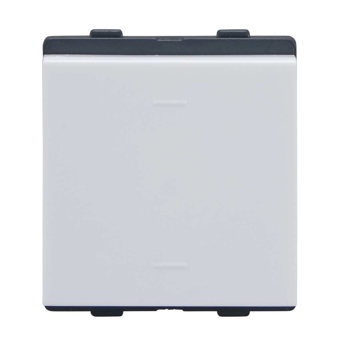 Lauritz Knudsen Englaze Switch, 10AX | 2-Way | 2 Module | Mega Switch | ISI Certified (Snow White)