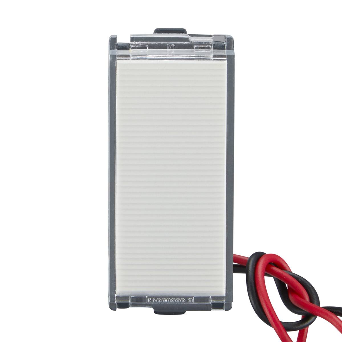 Lauritz Knudsen Accessory - Englaze LED Phase Indicator | 1 Module | Full Glow (Snow White)