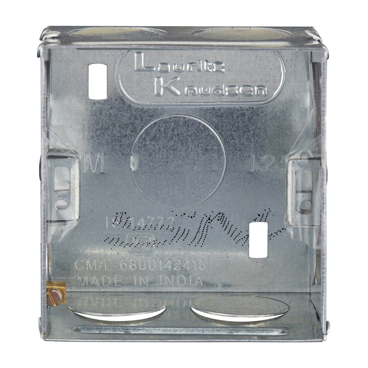 Lauritz Knudsen enGem GI Metal Box | 1 & 2 Module | Suitable for englaze, entice, enCurve & enGem ranges | Safe housing for switches & wiring