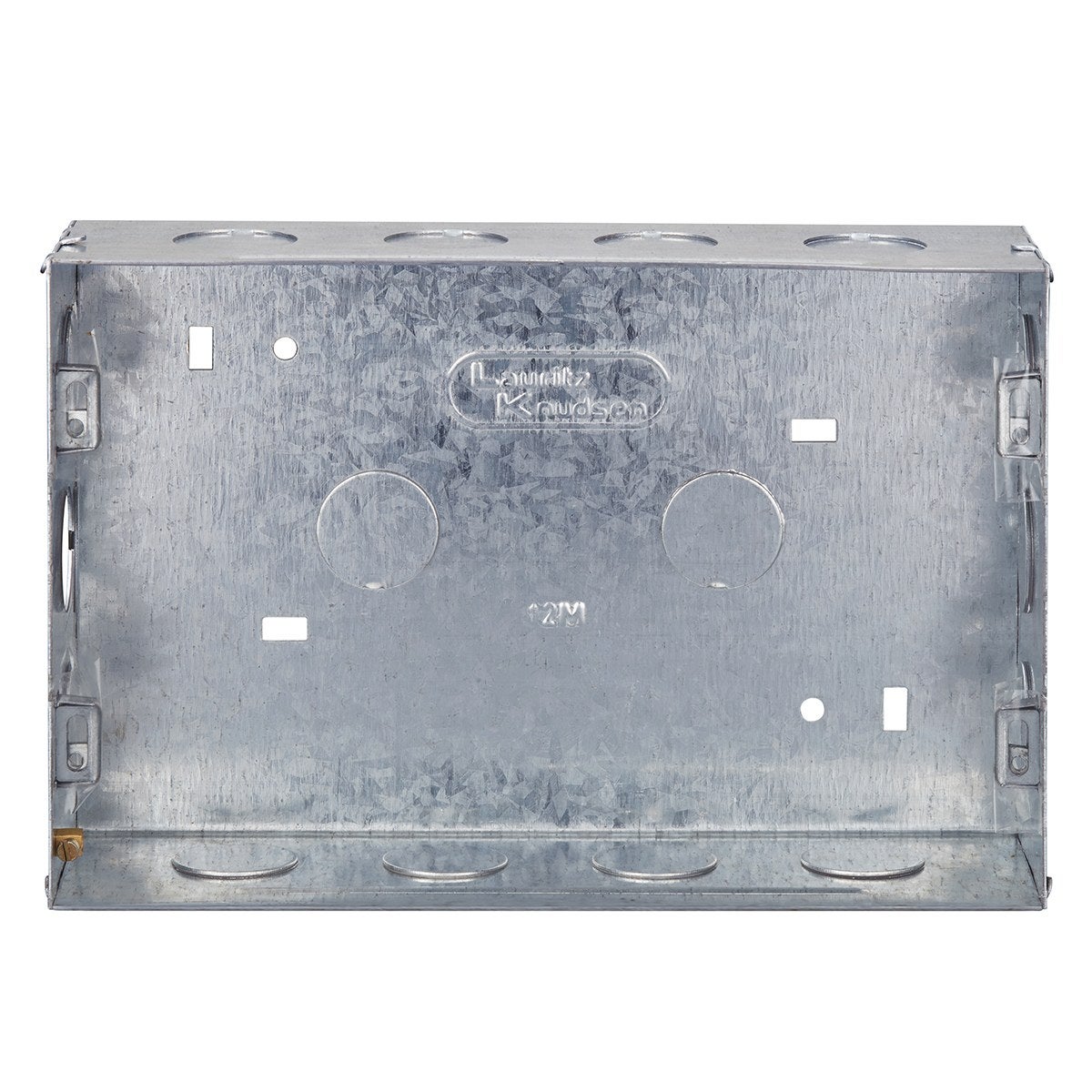 Lauritz Knudsen enGem GI Metal Box | 12 Module | Suitable for englaze, entice, enCurve & enGem ranges | Safe housing for switches & wiring