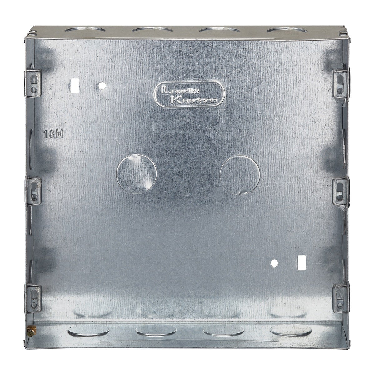 Lauritz Knudsen enGem GI Metal Box | 18 Module | Suitable for englaze, entice, enCurve & enGem ranges | Safe housing for switches & wiring