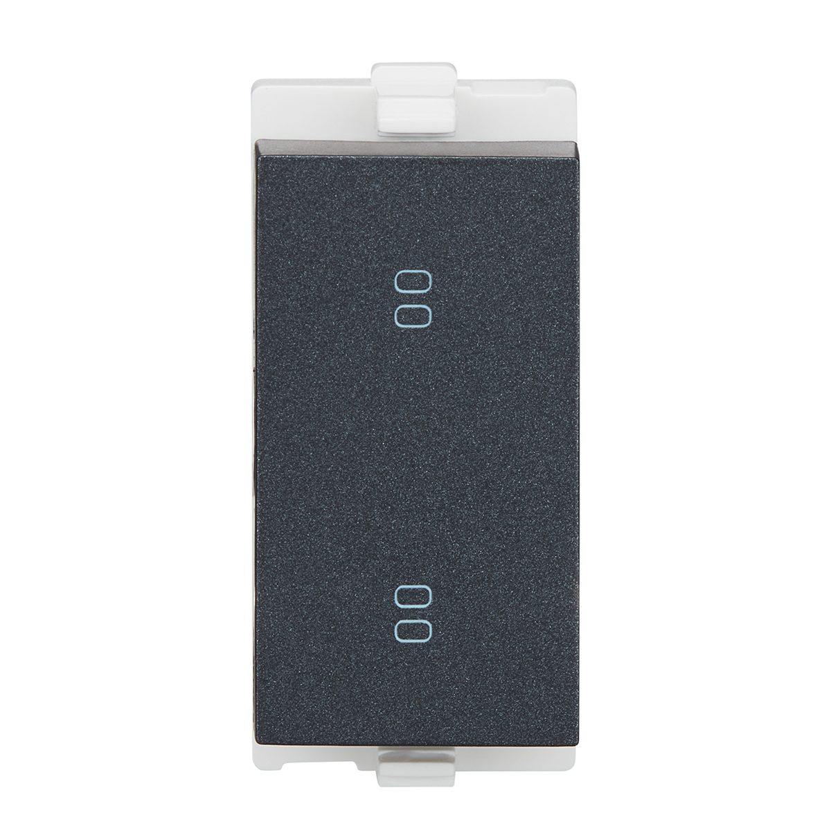Lauritz Knudsen enGem Switch, 6AX | 2-Way | 1 Module | ISI Certified | Reliable & smooth switching operation | Stone Grey Color