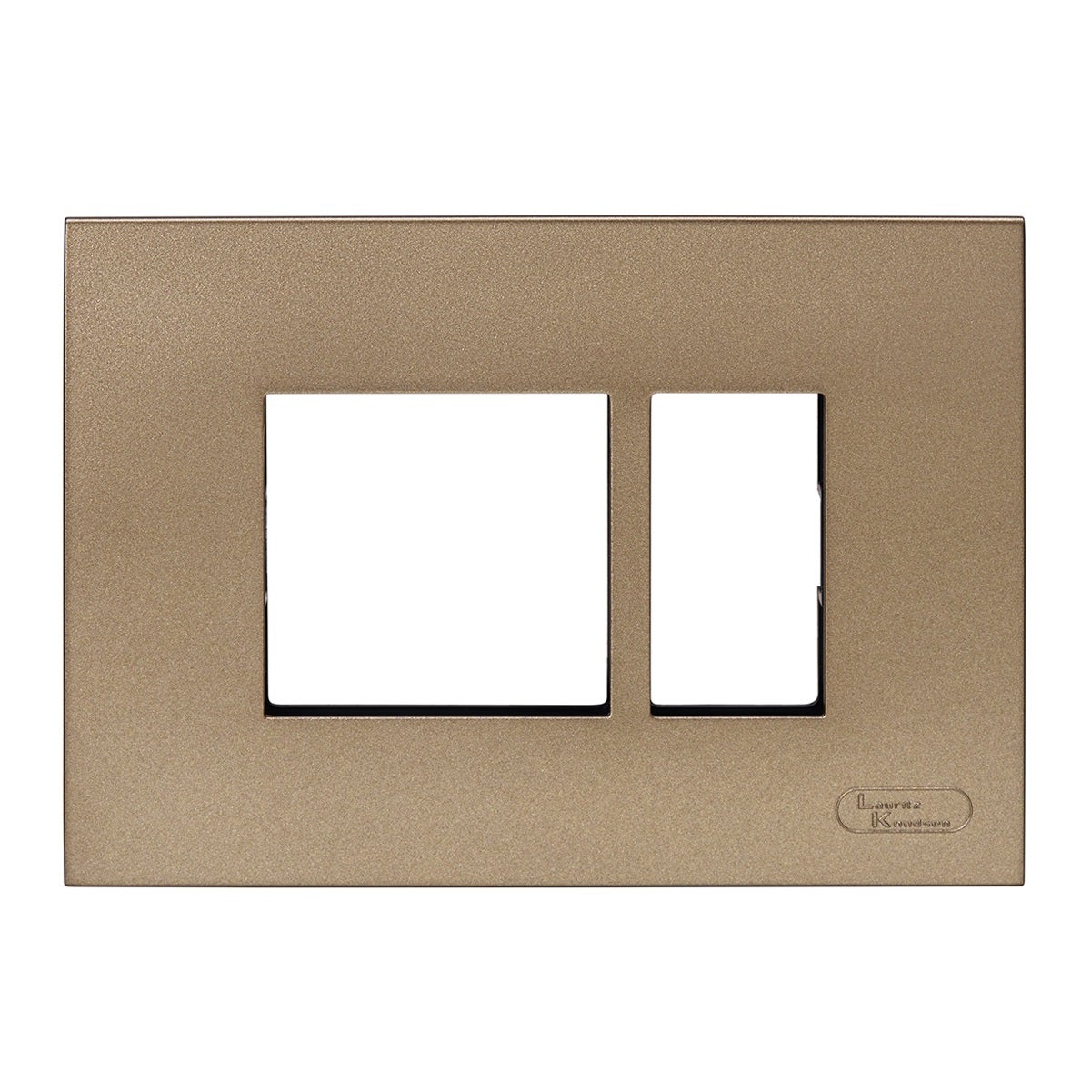 Lauritz Knudsen Encurve 3 M Plate Antique Bronze