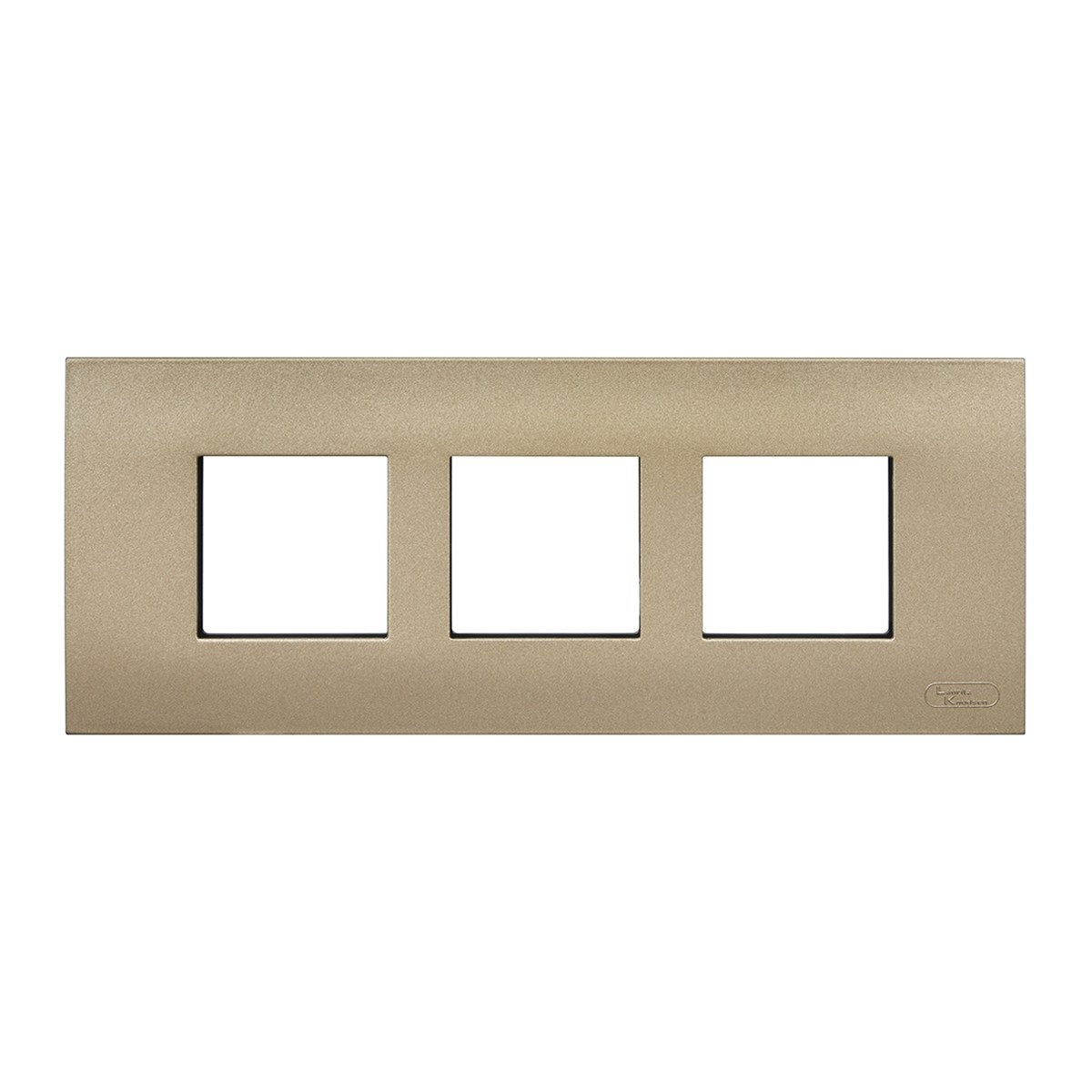 Lauritz Knudsen Encurve 6 M Plate Vintage Gold