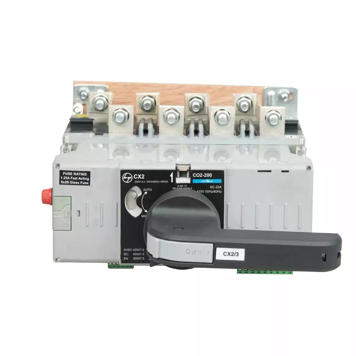 C-Line Motorised Changeover Switch FR2 160A 4P 415V AC Open Execution
