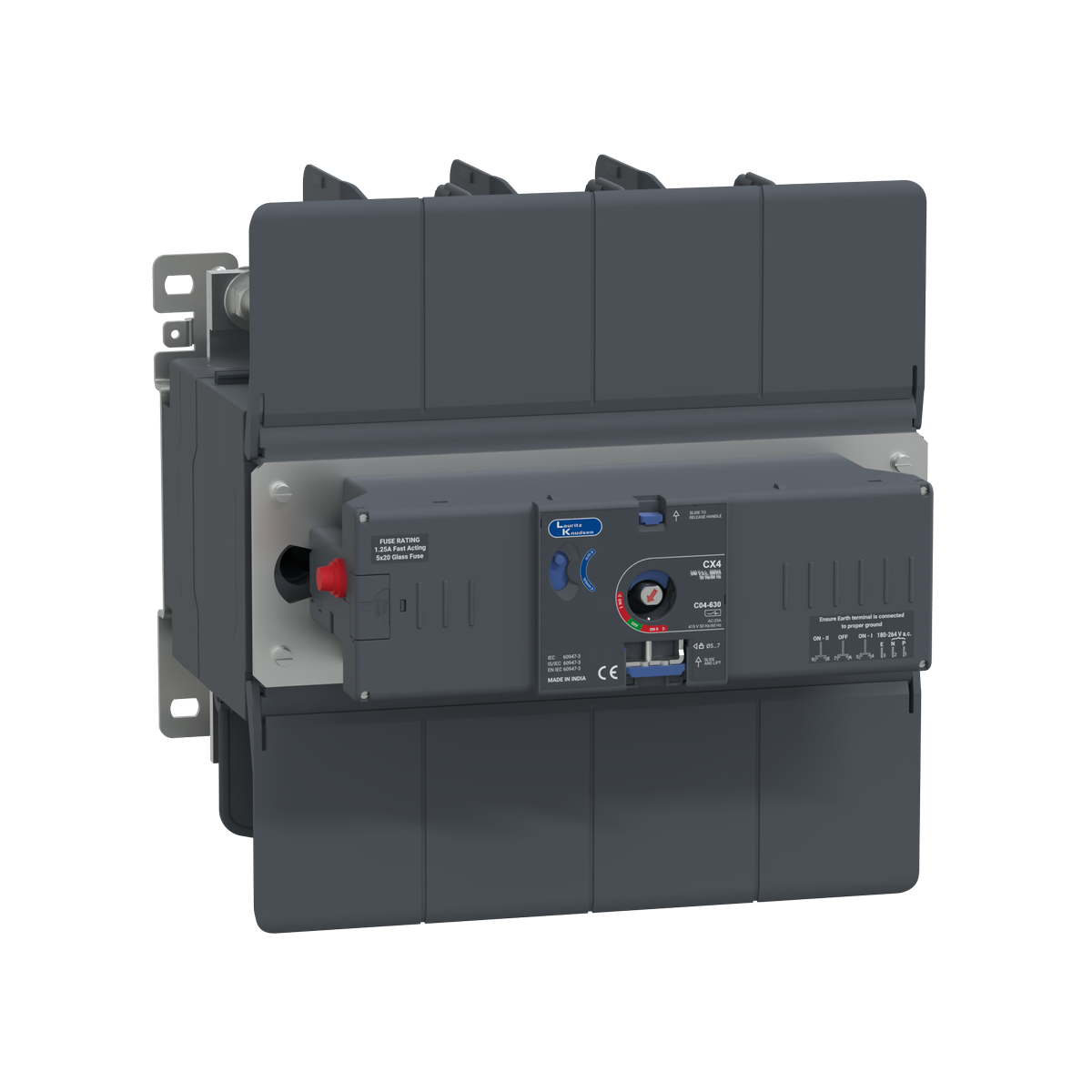 Lauritz Knudsen C-Line Motorised Changeover Switch FR4 630A 4P 415V AC Open Execution