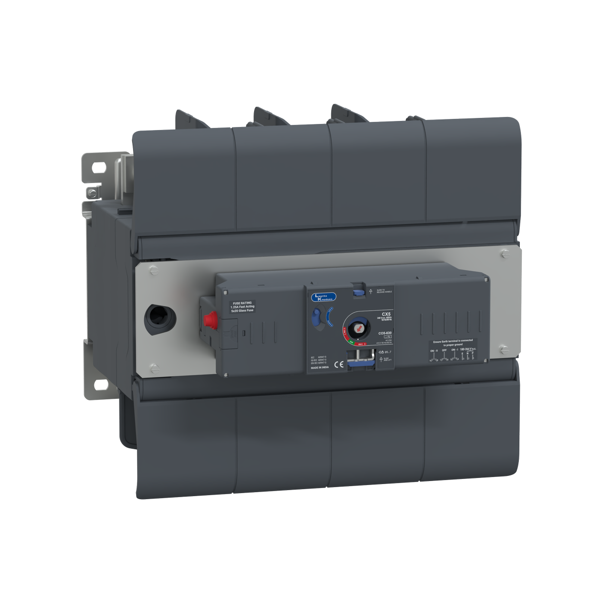 Lauritz Knudsen C-Line Motorised Changeover Switch FR5 630A 4P 415V AC Open Execution