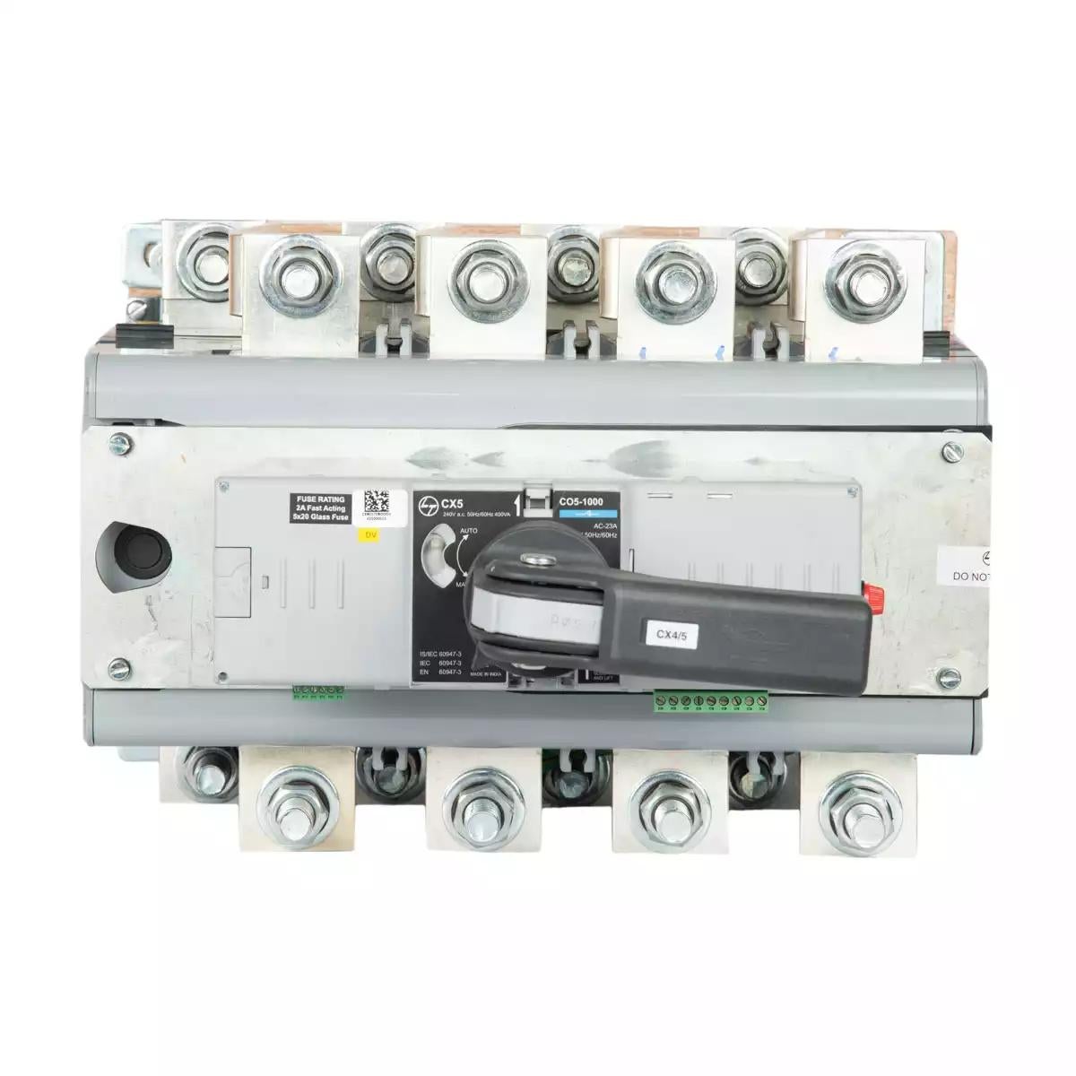 C-Line Motorised Changeover Switch FR5 630A 4P 415V AC Open Execution