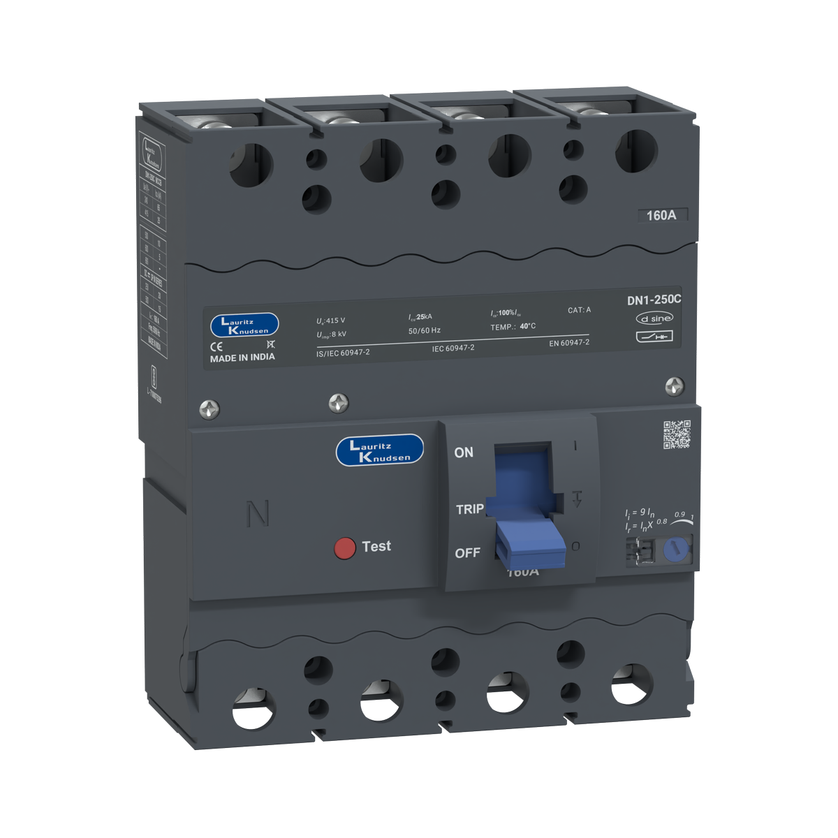 いともこ様Macbeu Clot de les Soleres セット DN1C MCCB 160 4P 415V AC 25kA Thermal Magnetic 50/60 Hz‚ | Lauritz
