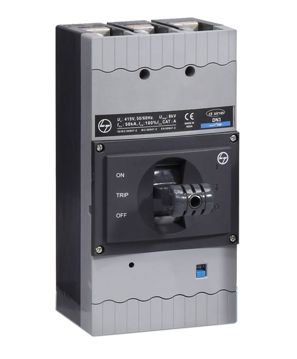 DN3-630S MCCB 630 3P 415V AC 70kA Thermal Magnetic 50/60 Hz