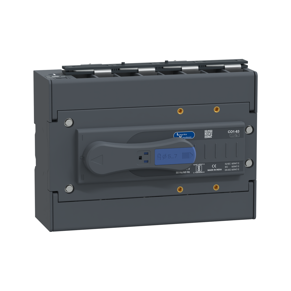 C-Line Manual Changeover Switch FR1 63A 4P 415V AC Open Execution