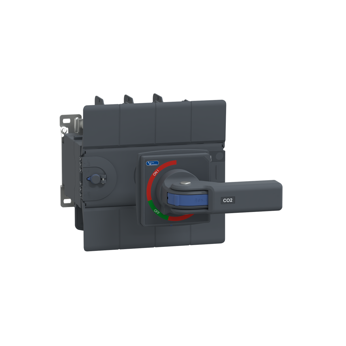 Lauritz Knudsen C-Line Manual Changeover Switch FR2 125A 4P 415V AC Open Execution Extended Handle