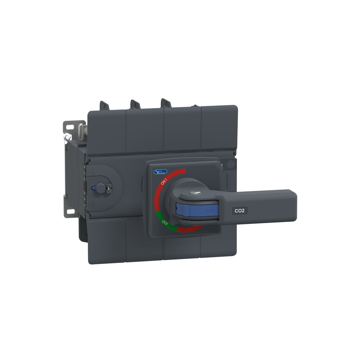 Lauritz Knudsen C-Line Manual Changeover Switch FR2 200A 4P 415V AC Open Execution Extended Handle