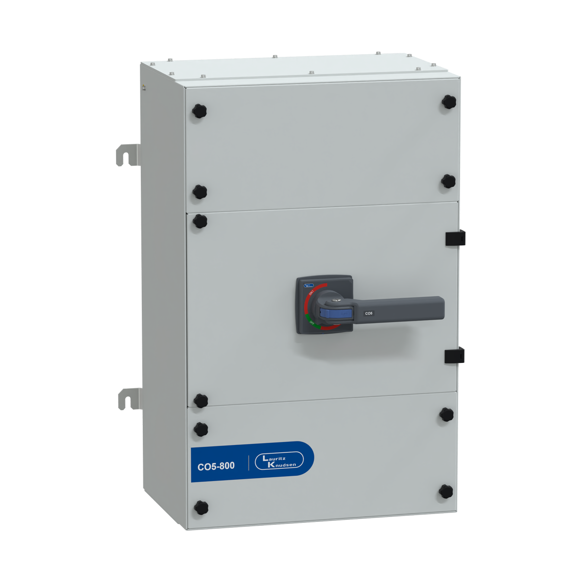 Lauritz Knudsen C-Line Manual Changeover Switch FR5 800A 4P 415V AC SS Enclosure Extended Handle