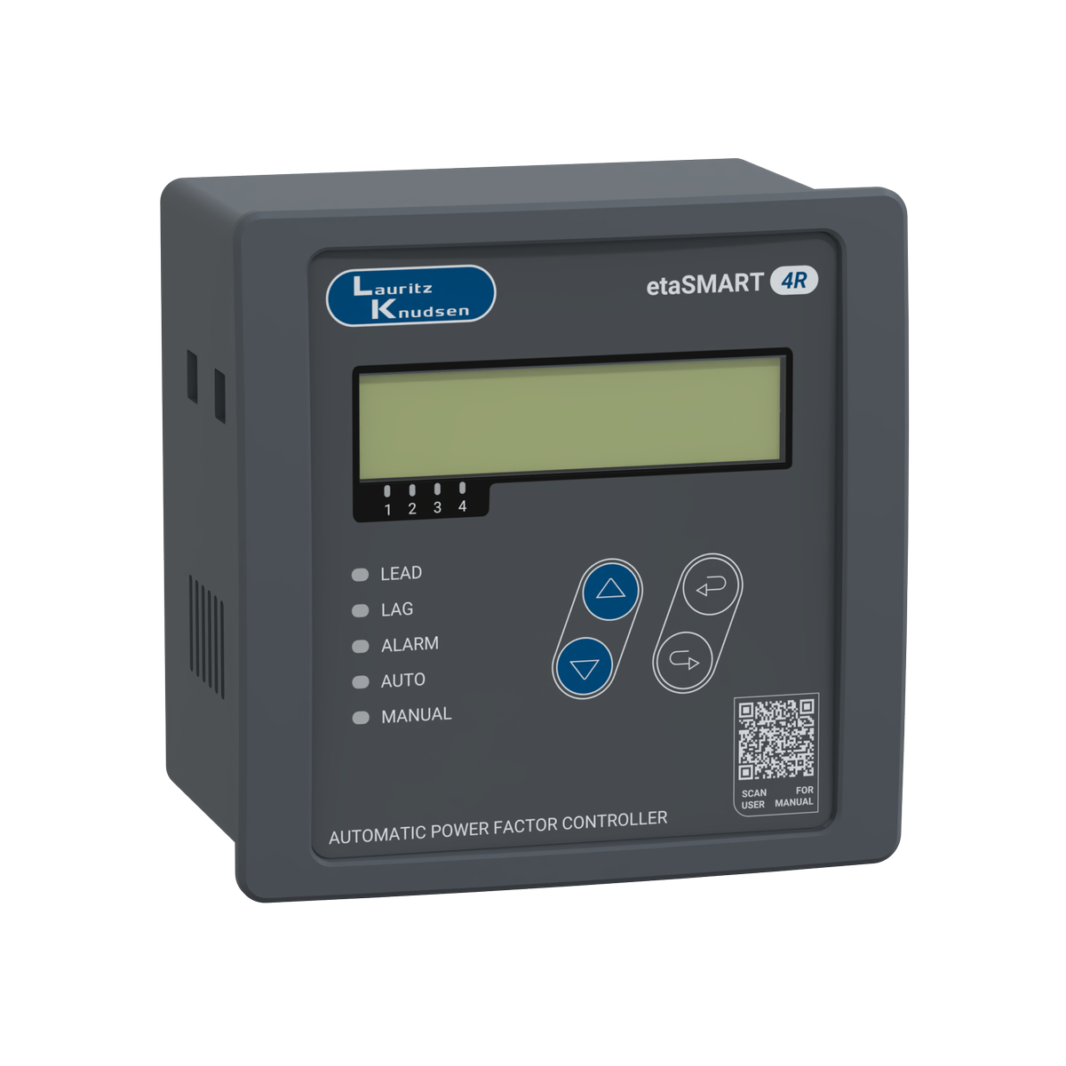 Lauritz Knudsen etaSMART APFC Relay 1 CT 4 Step for contactor switching