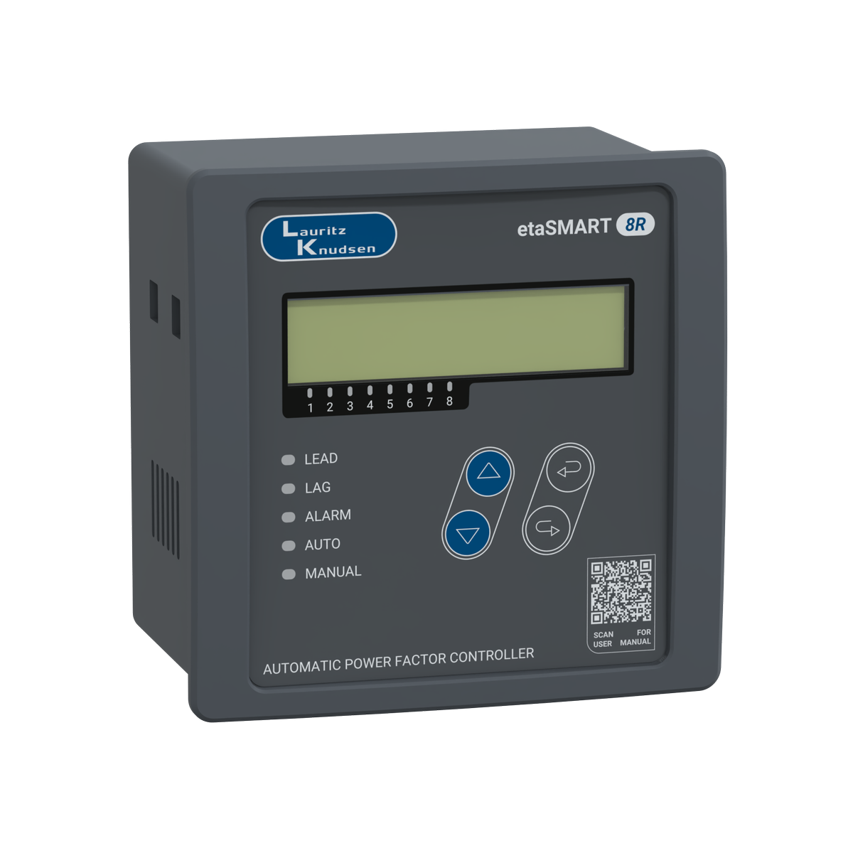 Lauritz Knudsen etaSMART APFC Relay 1 CT 8 Step for contactor switching