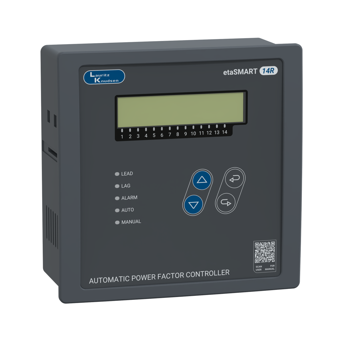 Lauritz Knudsen etaSMART APFC Relay 1 CT 14 Step for contactor switching