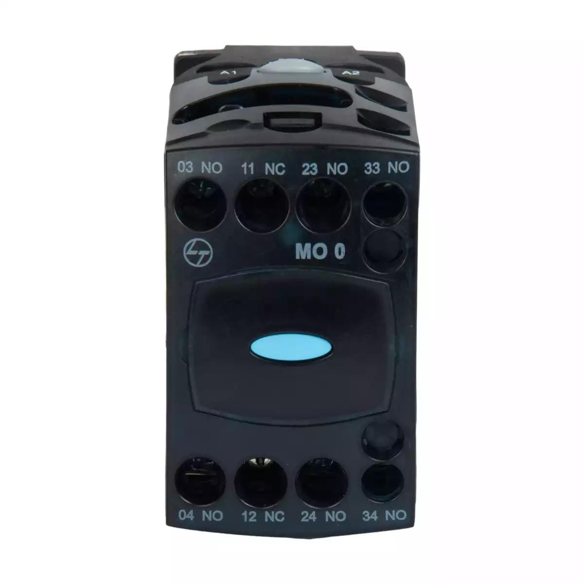 MO0 Control Contactor 4A 4P 415V AC 3NO+1NC AC-15 24V AC Coil 50/60 Hz