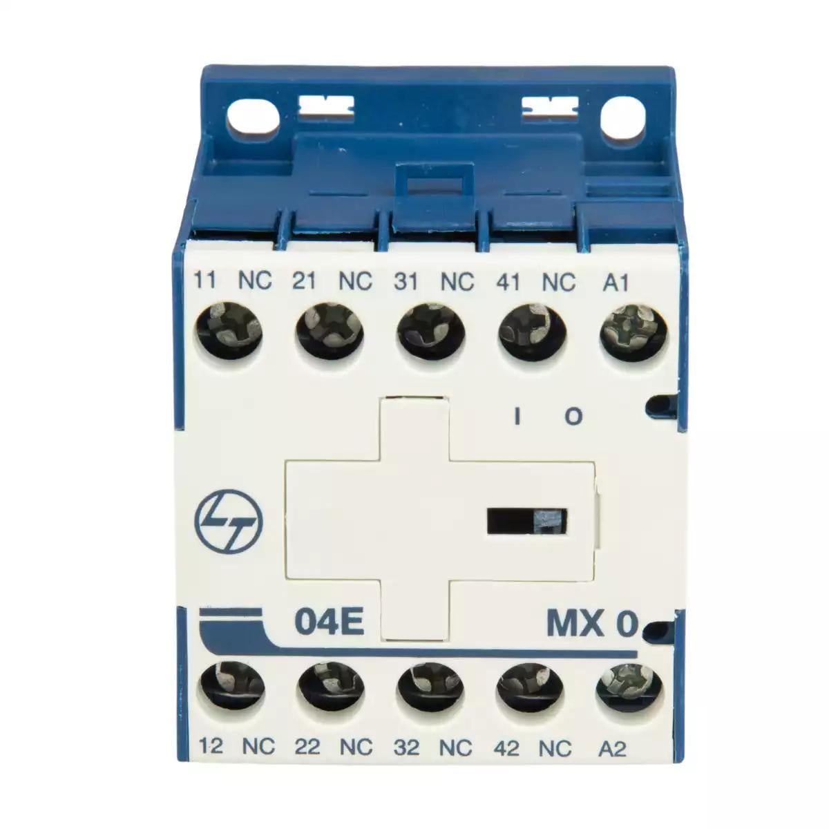 MX0 Mini Control contactor 4A 4P 415V AC 4NC AC-15 110V AC Coil 50 Hz