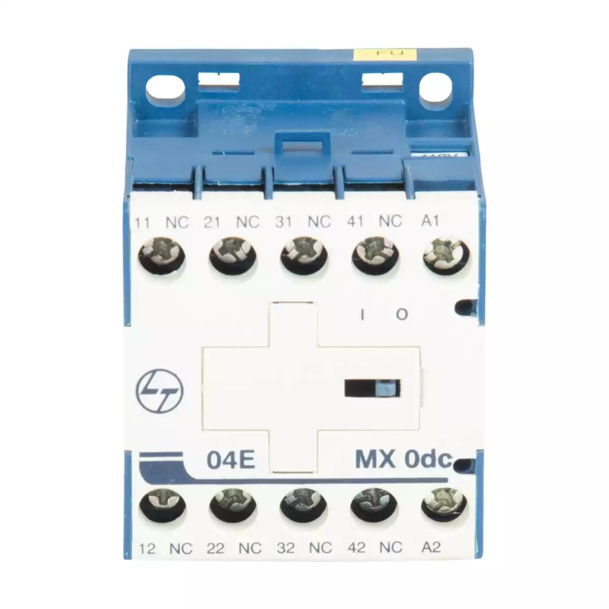 MX0 Mini Control contactor 4A 4P 415V AC 4NC AC-15 220V DC Coil