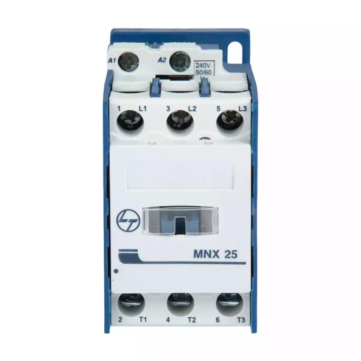 MNX Contactor 25A 3P 415V AC AC-3 220V AC Coil 50/60 Hz