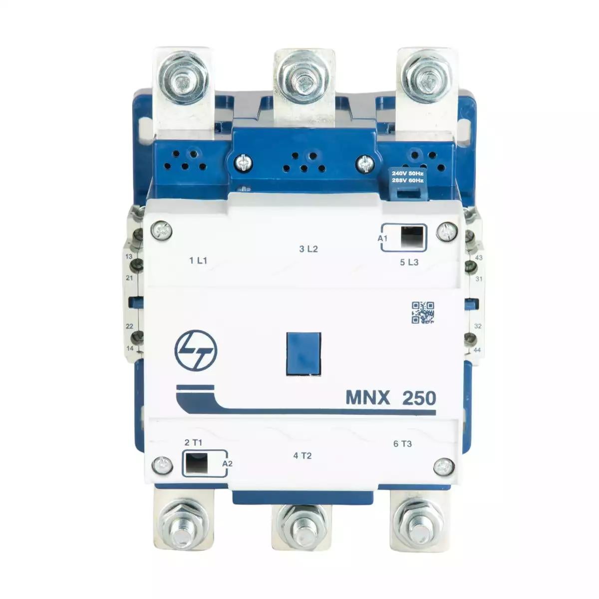 MNX Contactor 250A 3P 415V AC AC-3 240V AC Coil 50/60 Hz
