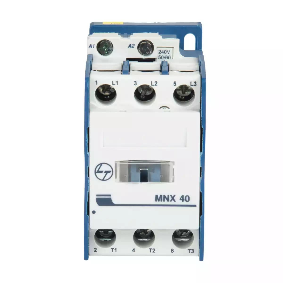 MNX Contactor 40A 3P 415V AC AC-3 110V AC Coil 50/60 Hz