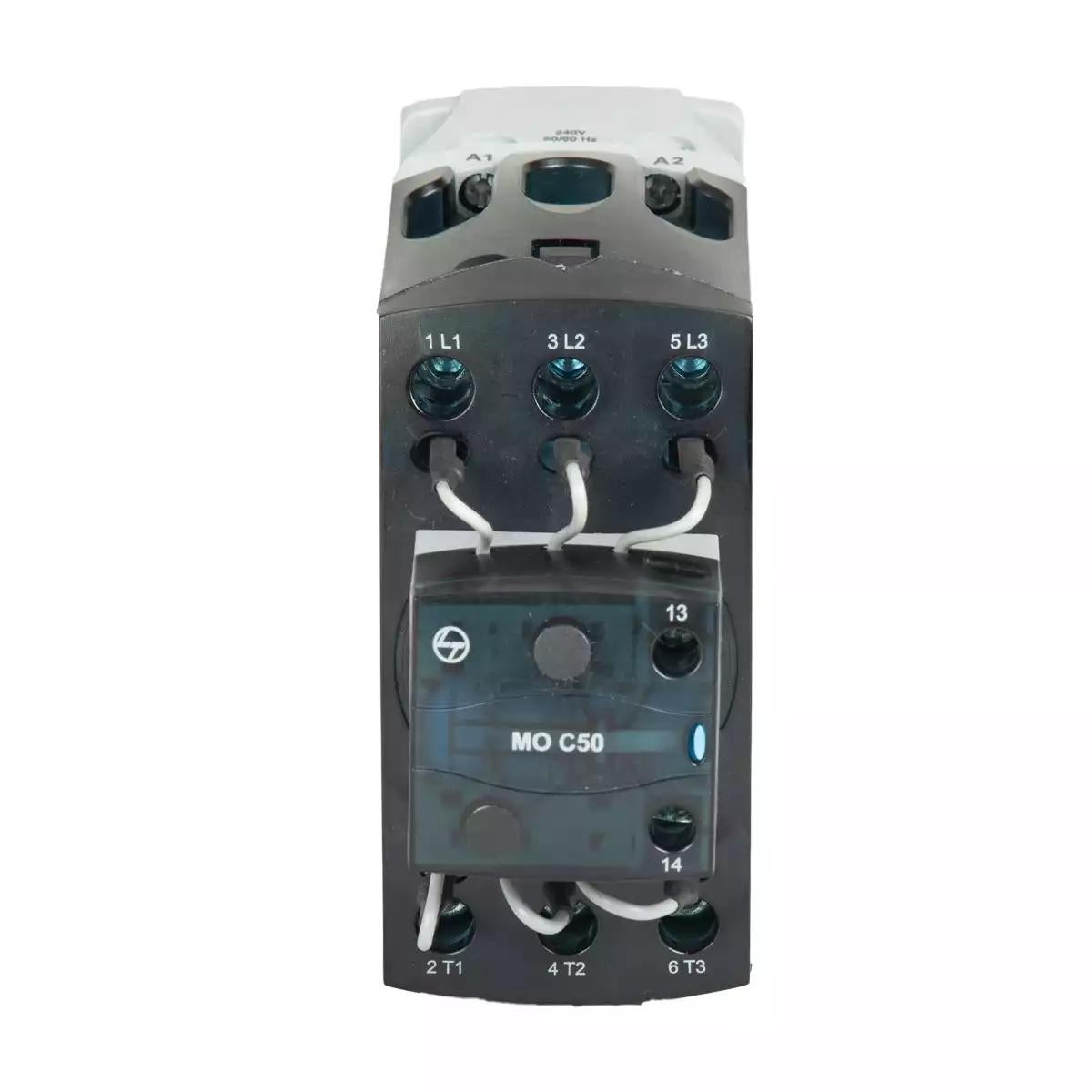 MO C Capacitor Duty Contactor 50kVAr 3P 440V AC In Built 1NO AC-6b 415V AC Coil 50/60 Hz