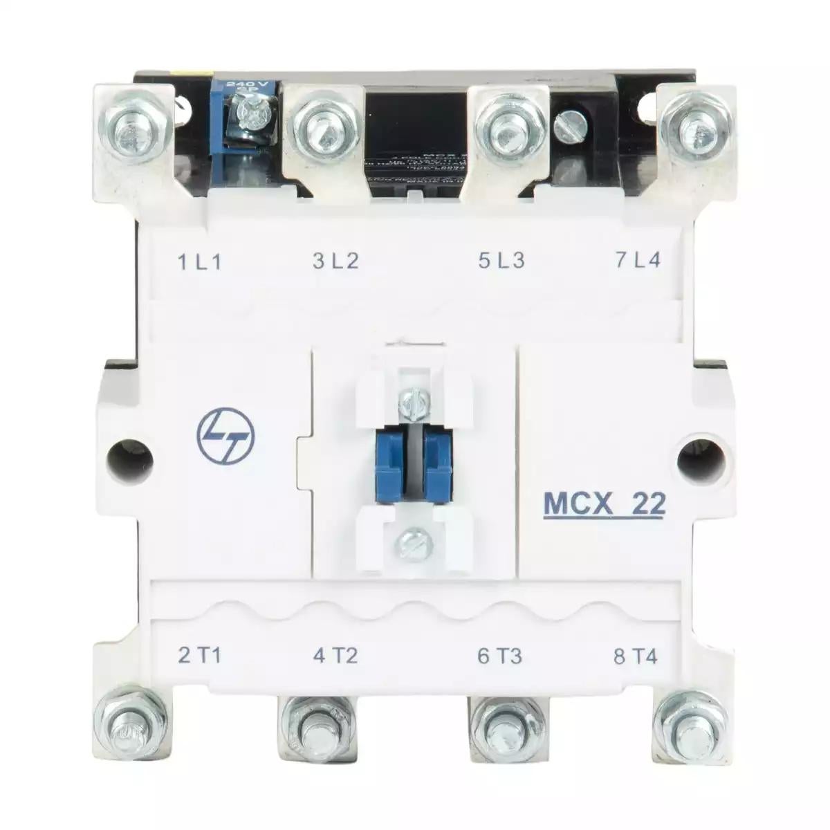 MCX Contactor 100A 4P 415V AC AC-1 110V AC Coil 50/60 Hz