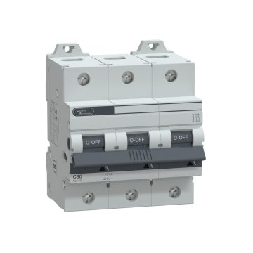 Lauritz Knudsen AU HR MCB 80A TP 415V AC 15kA  C Curve 