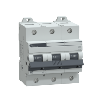 Lauritz Knudsen AU HR MCB 80A TP 415V AC 15kA  D Curve 