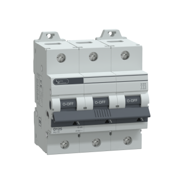Lauritz Knudsen AU High Rating MCB, 3 Pole, D Curve, 15kA, 125A, 415V AC
