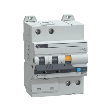 Lauritz Knudsen AU RCBO 63A DP 240V AC 10kA 30mA C Curve 
