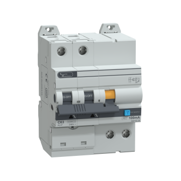 Lauritz Knudsen AU RCBO 63A DP 240V AC 10kA 100mA C Curve 