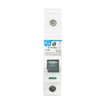Tripper MCB 16A SP 240V AC 6kA C Curve
