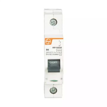 EXORA MCB 6A SP 240V AC 10kA B Curve