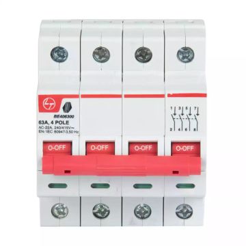 Tripper Isolator 63A FP 415V AC