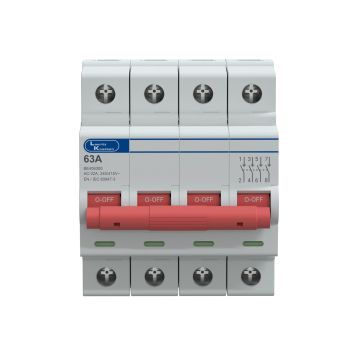 Lauritz Knudsen Isolator, 63A | 4 Pole | Higher Life | 415V AC | CE Marked