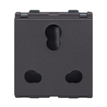 Lauritz Knudsen Englaze Fan Regulator 80 W | 4-Step | 1 Module | 360 Degree Rotation (Mountain Grey)