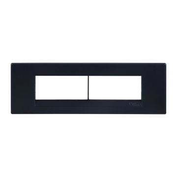 Lauritz Knudsen Englaze 8 M Plate Horizontal Sparkle Black